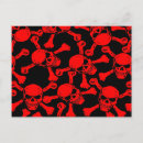 Search for skull pattern postcards Goth