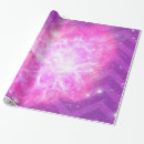 Search for pink galaxy wrapping paper Space