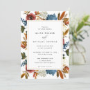 Search for navy and rust wedding invitations Floral