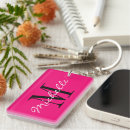 Search for pink rectangular key rings Monogrammed