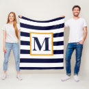 Search for blue and white stripes blankets Nautical
