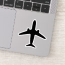 Search for aircraft stickers black