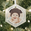 Search for silver baby first christmas tree decorations Simple