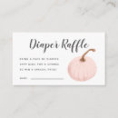 Search for pumpkin diaper raffle ticket Whimsical