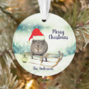 Search for sled christmas tree decorations Winter scene