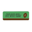 Search for football labels return address labels Birthday