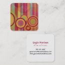 Search for circle business cards Unique