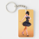 Search for vintage dance key rings Girl