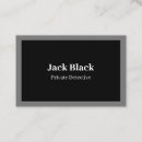 Search for professional standard business cards Modern