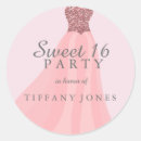 Search for glitter envelope seals Sweet 16