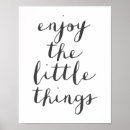 Search for little things posters Motivational