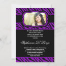 Search for purple zebra invitations Chic