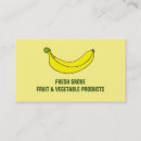 Search for banana business cards Fruit