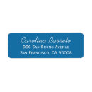 Search for blue graduation return address labels Modern