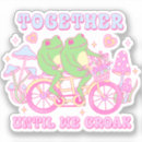 Search for cute cartoon couple stickers Kawaii