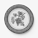 Search for black and white checkered plates Farmhouse