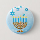 Search for menorah and badges Happy hanukkah