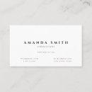 Search for white business cards Attorney