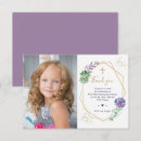 Search for purple first communion invitations Gold cross