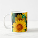 Search for yellow sunflower coffee mugs Daisy