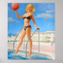 Search for beach blonde art Vintage