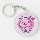 Search for heart drawing key rings Pink