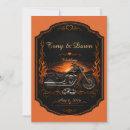 Search for orange and black wedding invitations Rustic
