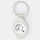Search for pencil drawings key rings Horse