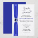 Search for sapphire blue birthday invitations Elegant