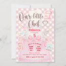 Search for little chef invitations Girl