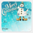 Search for cute cartoon christmas snowman stickers Snowmen