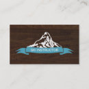 Search for ski instructor business cards Mountain