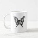 Search for black and white butterfly mugs Animal