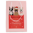 Search for black santa gift bags Snowflakes