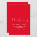 Search for eat drink and party invitations Red and white