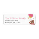 Search for cute teddy bear return address labels Cub