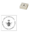 Search for bee rubber stamps Round