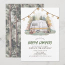 Search for camper birthday invitations Backyard
