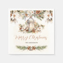 Search for christmas dinner paper napkins Pine tree