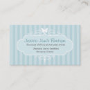 Search for blue stripe business cards Boutique