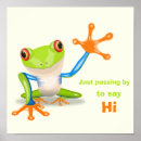 Search for funny frog cartoon posters Illustration