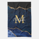 Search for navy blue gold tea towels Agate