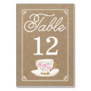 Search for tea party table cards Rustic