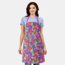 Search for multicolored aprons Floral