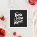 Search for back to school napkins Teacher