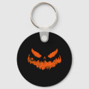 Search for scary face key rings Pumpkin
