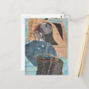 Search for bird words postcards Blue