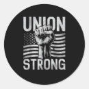 Search for union workers stickers Strike
