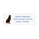 Search for rottweiler return address labels Puppy