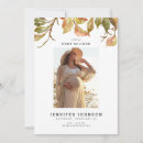 Search for foliage baby shower invitations Minimalist